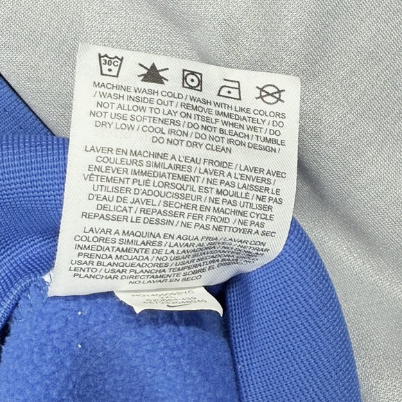 Nike LeBron James Hoodie Mens XXL Blue Therma Fit Full Zip Basketball Sweatshirt - Picture 11 of 12